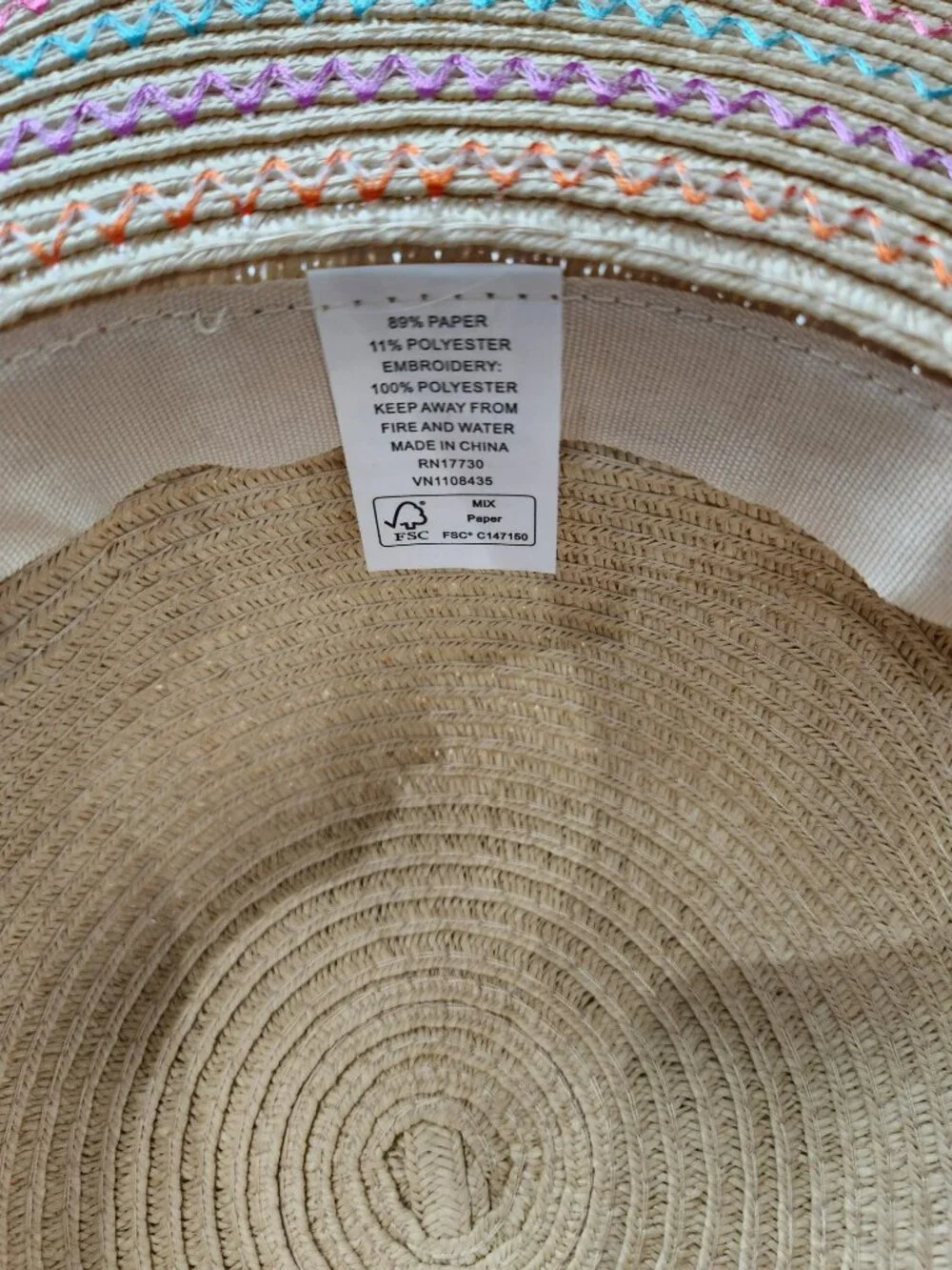 Girls Summer Sun Hat Bundle Lot of 3 Beach Hats Mermaid Rainbow Straw Hats